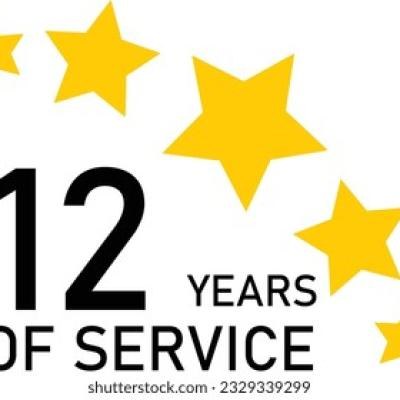 12 Years Service Experience Tag - find similar on Shutterstock