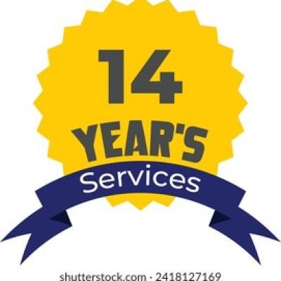 14 Years Services Badge - find similar on Envato Elements