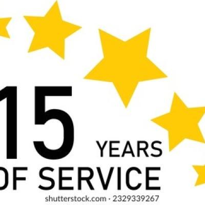 15 Years Service Experience Tag - find similar on Depositphotos