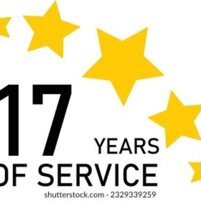 17 Years Service Experience Tag - find similar on iStock