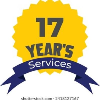 17 Years Services Badge - find similar on Depositphotos