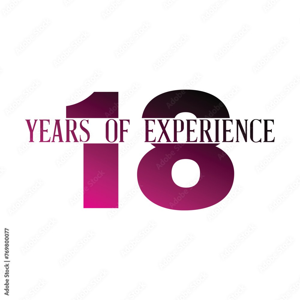18 Years Of Experiance