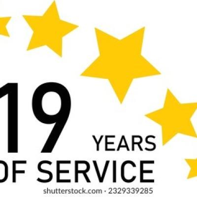 19 Years Service Experience Tag - find similar on Adobe Stock
