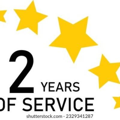 2 Years Service Experience Tag - find similar on iStock