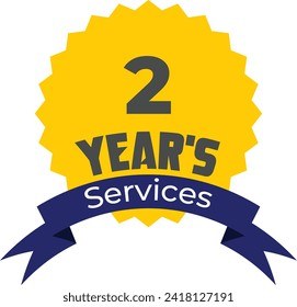2 Years Services Badge