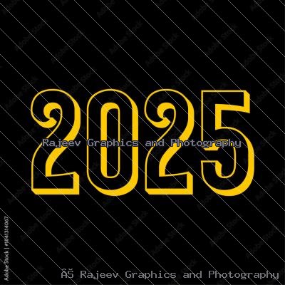 2025 Text Graphic Resource And Element
