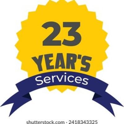 23 Years Services Providing - find similar on Shutterstock