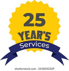 25 Years Services Providing
