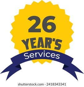 26 Years Services Providing
