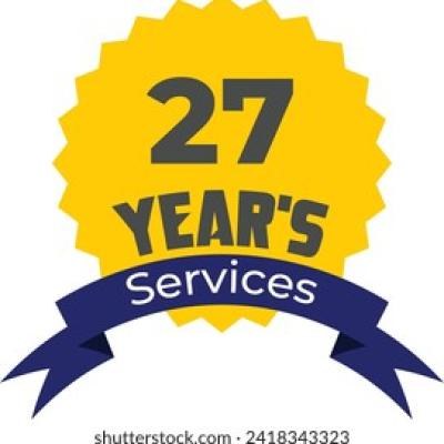 27 Years Services Providing