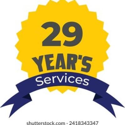 29 Years Services Providing - find similar on Vector Stock