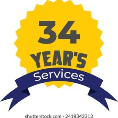 34 Years Services Providing - find similar on Depositphotos