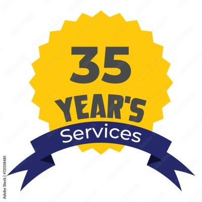 35 Year S Of Services - find similar on iStock