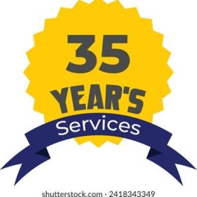 35 Years Services Providing - find similar on Alamy