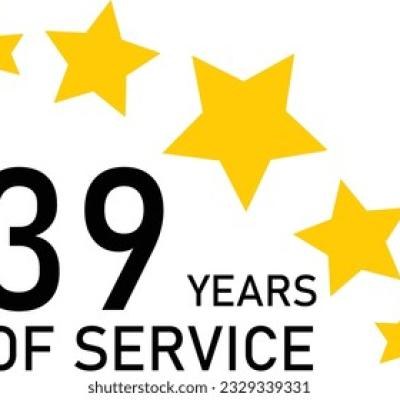 39 Years Service Experience Tag - find similar on Shutterstock