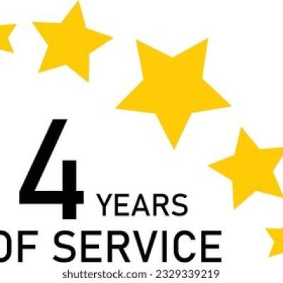 4 Years Service Experience Tag - find similar on Shutterstock
