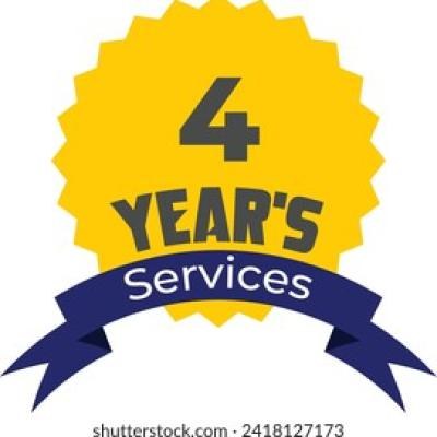 4 Years Services Badge - find similar on Shutterstock