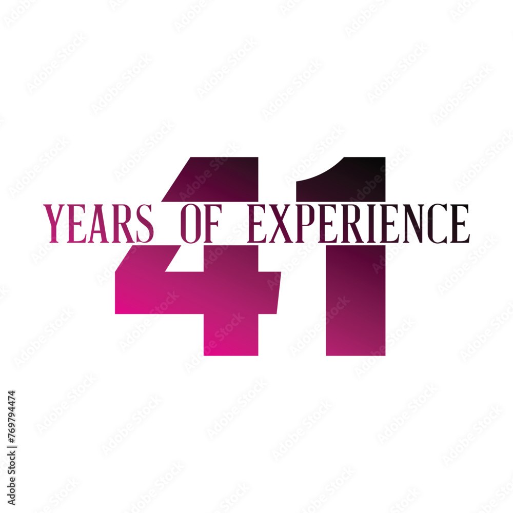 41 Years Of Experiance