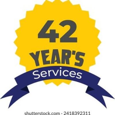 42 Years Services Provider - find similar on Shutterstock