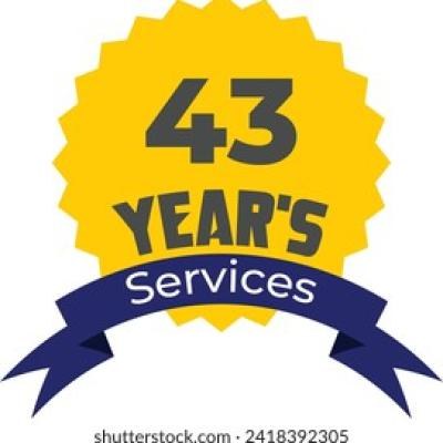43 Years Services Provider - find similar on Shutterstock