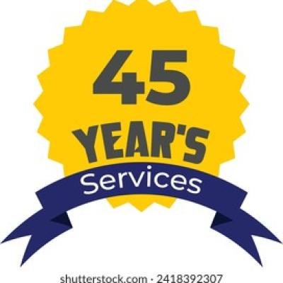 45 Years Services Provider - find similar on Shutterstock