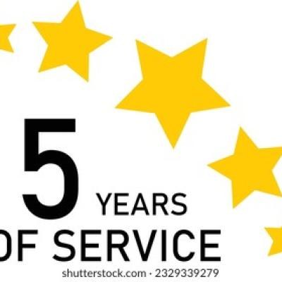 5 Years Service Experience Tag - find similar on Shutterstock