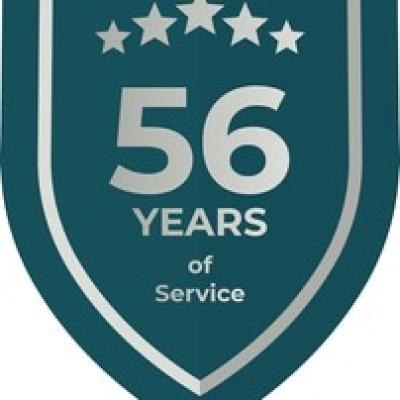 56 Years Service Teal Shield - find similar on Shutterstock