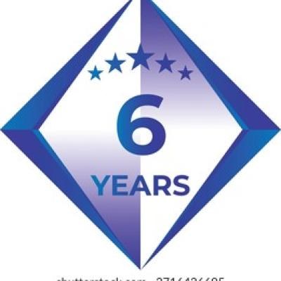6 Years Anniversary Badge Five Star - find similar on Shutterstock