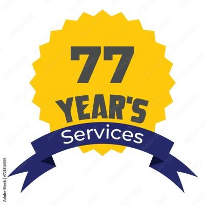 77 Year S Of Services - find similar on iStock
