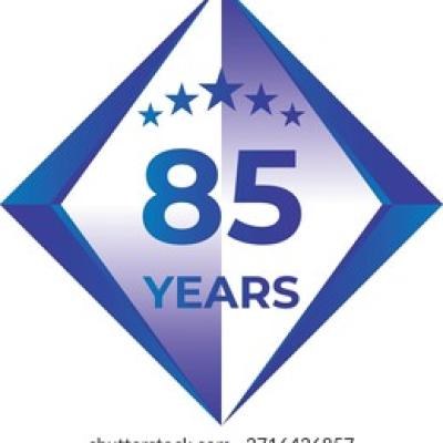 85 Years Anniversary Badge Five Star