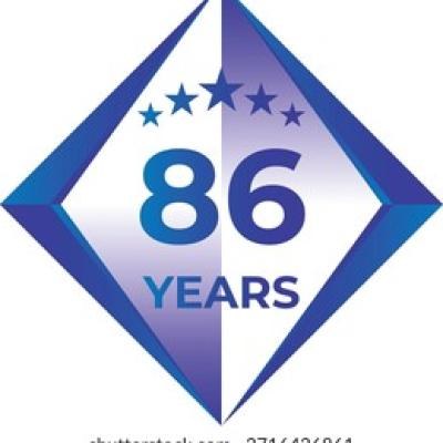 86 Years Anniversary Badge Five Star - find similar on Shutterstock