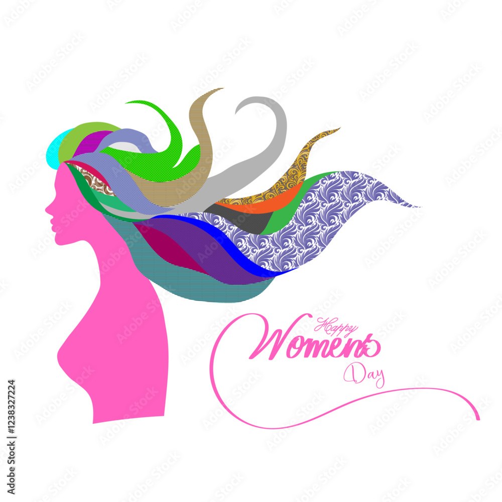 Abstract Womens Day Poster