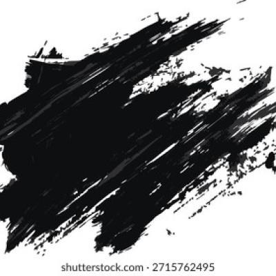 Black Grunge Brush Stroke Texture