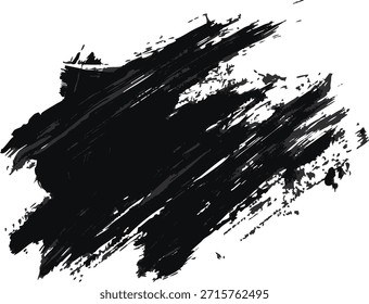 Black Grunge Brush Stroke Texture
