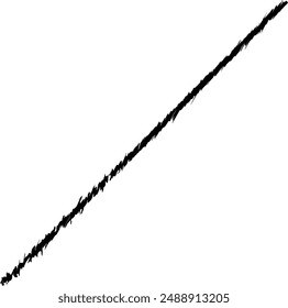 Bold Black Diagonal Paint Brush Stroke