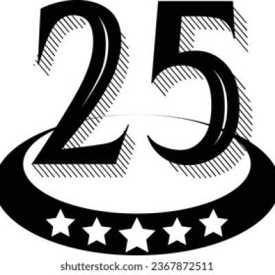 Business Experience 25 Years - find similar on Dreamstime
