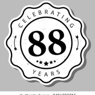 Celebrating 88 Years Experience Badge