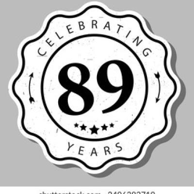 Celebrating 89 Years Experience Badge