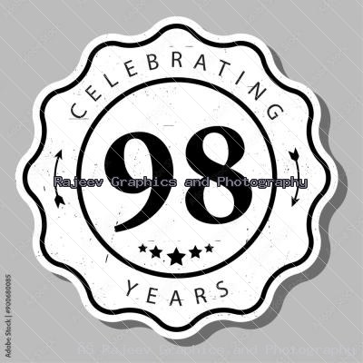 Celebrating 98 Years Of Experience Badge