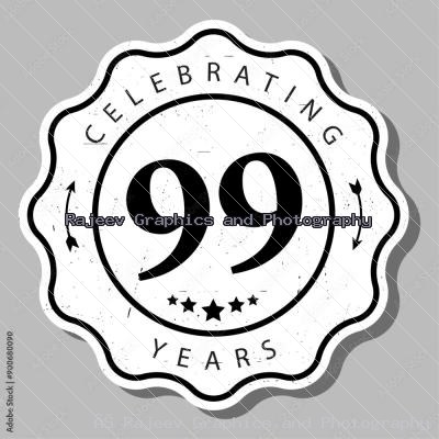 Celebrating 99 Years Of Experience Badge