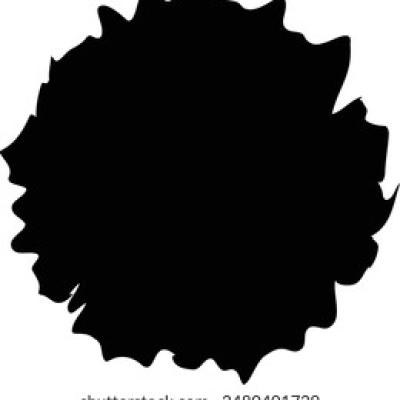 Circular Black Ink Drop Blot - find similar on Envato Elements