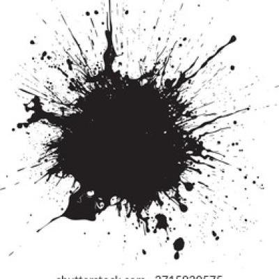 Dense Dry Ink Splatter Texture Round - find similar on Alamy