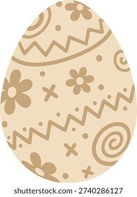 Detailed Tribal Easter Egg Vector
