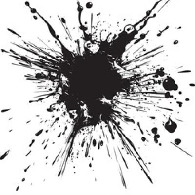 Dry Ink Burst Texture with Radiating Streaks - find similar on Vector Stock