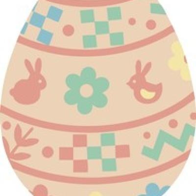 Easter Egg Pattern with Stripes Birds and Checks - find similar on Vector Stock