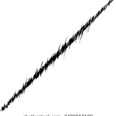 Fine Hairy Diagonal Brush Stroke