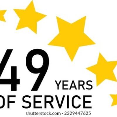 Five Star 49 Years Services - find similar on Vector Stock