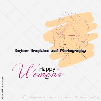 Gorgeous Women S Day Celebration Vector Poster