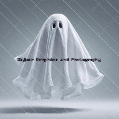 Halloween Minimal Floating Ghost