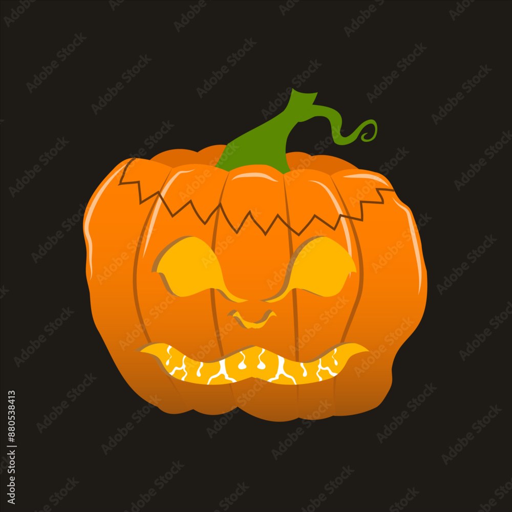 Halloween Scary Pumpkin Face